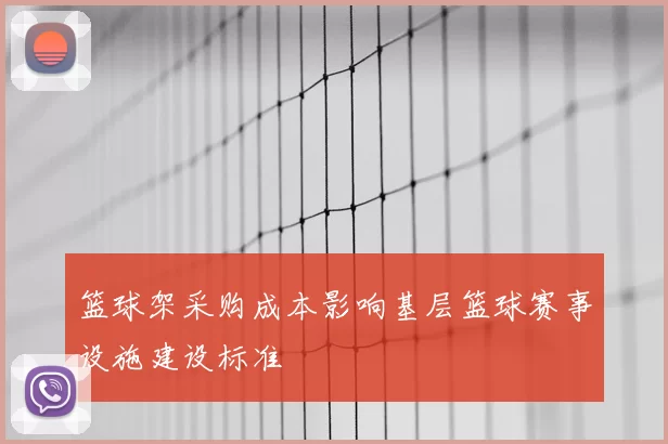 篮球架采购成本影响基层篮球赛事设施建设标准