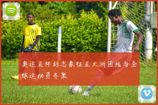 奥运五环标志象征五大洲团结与全球运动员齐聚