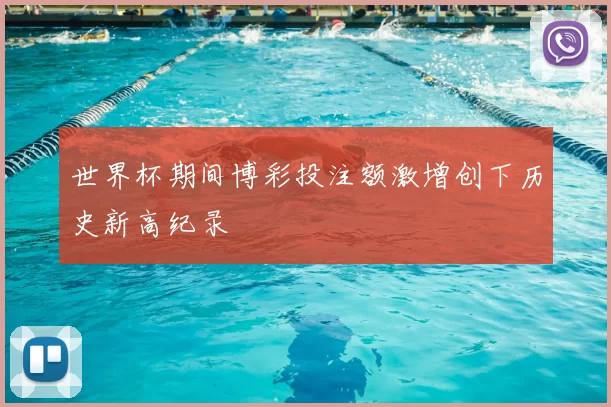 世界杯期间博彩投注额激增创下历史新高纪录